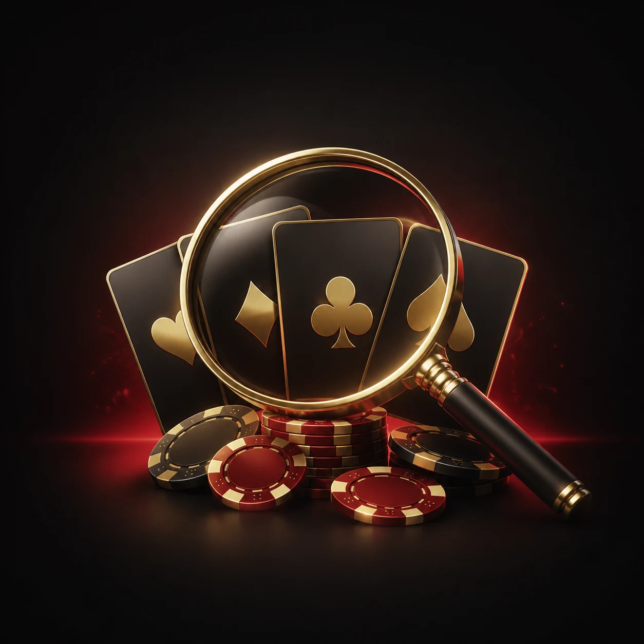 Abstract Lucky247 bonus eligibility check with a magnifying glass